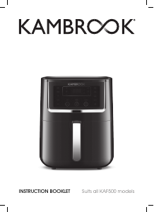 Manual Kambrook KAF500BLK AirChef Pro Deep Fryer