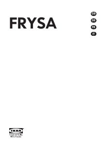 Manuale IKEA FRYSA Congelatore