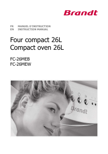 Manual Brandt FC-26MEB Oven