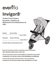 Manual de uso Evenflo Invigor8 Cochecito