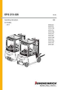 Manual Jungheinrich EFG 213 Forklift Truck