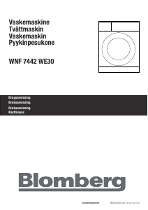 Käyttöohje Blomberg WNF 7442 WE30 Pesukone
