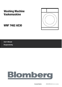 Brugsanvisning Blomberg WNF 7462 AE30 Vaskemaskine