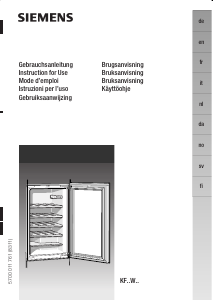 Käyttöohje Siemens KF18W420 Jääkaappi