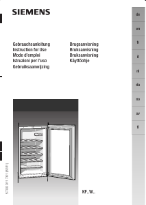 Manual Siemens KF18W460 Refrigerator