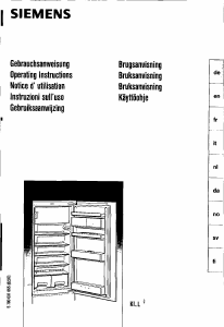 Käyttöohje Siemens KI16L440FF Jääkaappi