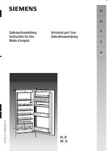Bruksanvisning Siemens KI18R4F2 Kylskåp