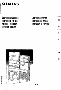Manual Siemens KI24F40CH Refrigerator