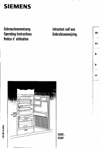 Manual Siemens KI26F40 Refrigerator