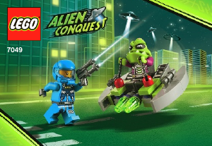 Manual Lego set 7049 Alien Conquest Alien striker