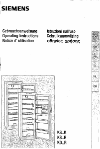 Manuale Siemens KS40K20SD Frigorifero