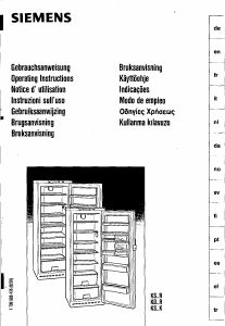 Bedienungsanleitung Siemens KS40K422SD Kühlschrank