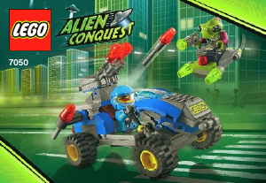 Manuale Lego set 7050 Alien Conquest Veicolo di difesa alieno