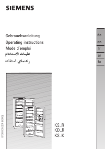 Manual Siemens KS40R401ME Refrigerator