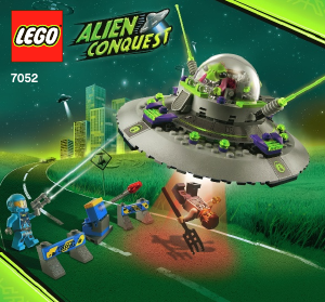 Handleiding Lego set 7052 Alien Conquest UFO ontvoering