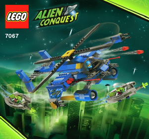 Manual Lego set 7067 Alien Conquest Jet-copter encounter