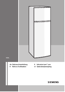 Bedienungsanleitung Siemens KD36NA43 Kühl-gefrierkombination