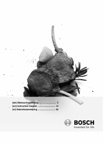 Handleiding Bosch PDR885B90N Kookplaat