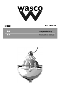 Bruksanvisning Wasco KF 3420 W Kyl-frys