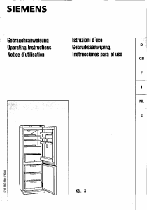 Handleiding Siemens KG30S01 Koel-vries combinatie