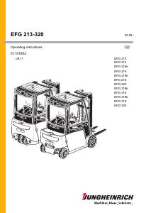 Manual Jungheinrich EFG 218k Forklift Truck