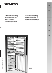 Manual Siemens KI26U440FF Fridge-Freezer