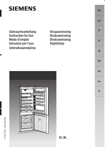 Bedienungsanleitung Siemens KI28M470 Kühl-gefrierkombination