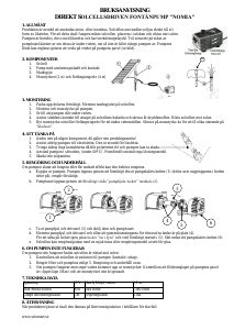 Bruksanvisning Solsmart Nomia Fontänpump