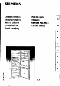 Manuale Siemens KI29M470IE Frigorifero-congelatore