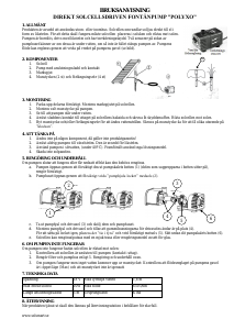 Bruksanvisning Solsmart Polyxo Fontänpump