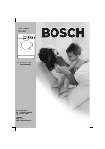 Bedienungsanleitung Bosch WFO1260II Waschmaschine