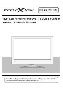 Bedienungsanleitung Reflexion LED-1929 LED fernseher