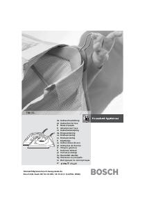 Mode d’emploi Bosch TDA1503UC Fer à repasser