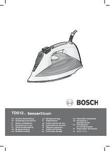 Bruksanvisning Bosch TDS1217 SensorSteam Strykejern