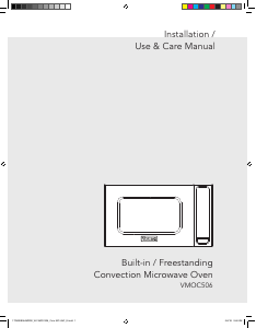 Manual de uso Viking VMOC506 Microondas