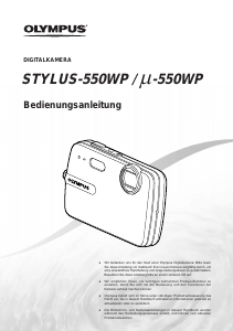 Bedienungsanleitung Olympus µ 550WP Digitalkamera