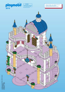 Manuale Playmobil set 3019 Fairy Tales Castello dei sogni