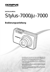 Bedienungsanleitung Olympus µ 7000 Digitalkamera