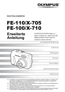 Bedienungsanleitung Olympus X-710 Digitalkamera