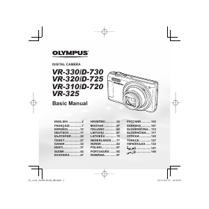 Manual de uso Olympus VR-325 Cámara digital
