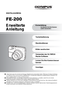 Bedienungsanleitung Olympus FE-200 Digitalkamera