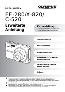 Bedienungsanleitung Olympus FE-280 Digitalkamera