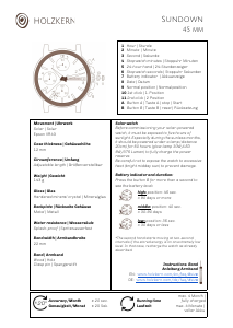 Manual Holzkern Key West Watch