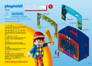 Manuale Playmobil set 4239 Fairy Tales Teatrino marionette portatile