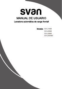 Manual de uso Svan SVL10MI Lavadora