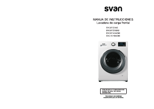 Manual de uso Svan SVL8121SA3 Lavadora