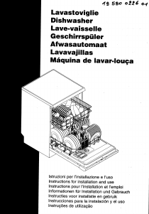 Manuale Smeg DI411 Lavastoviglie