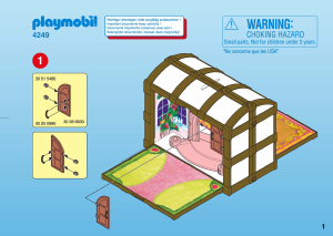 Manual de uso Playmobil set 4249 Fairy Tales Cofre de princesas