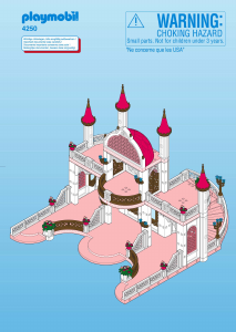 Bedienungsanleitung Playmobil set 4250 Fairy Tales Märchenschloss mit Prinzessinnenkrone