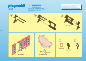 Manual de uso Playmobil set 4252 Fairy Tales Cuarto de baño princesa